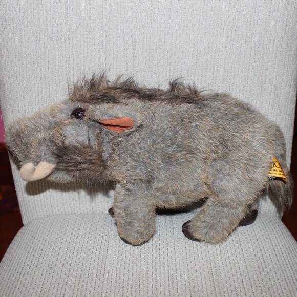 3/$77❤️vintage 1991 Common Warthog Wild Boar Pig 24k Polar Puff Special Effects - Picture 11 of 12